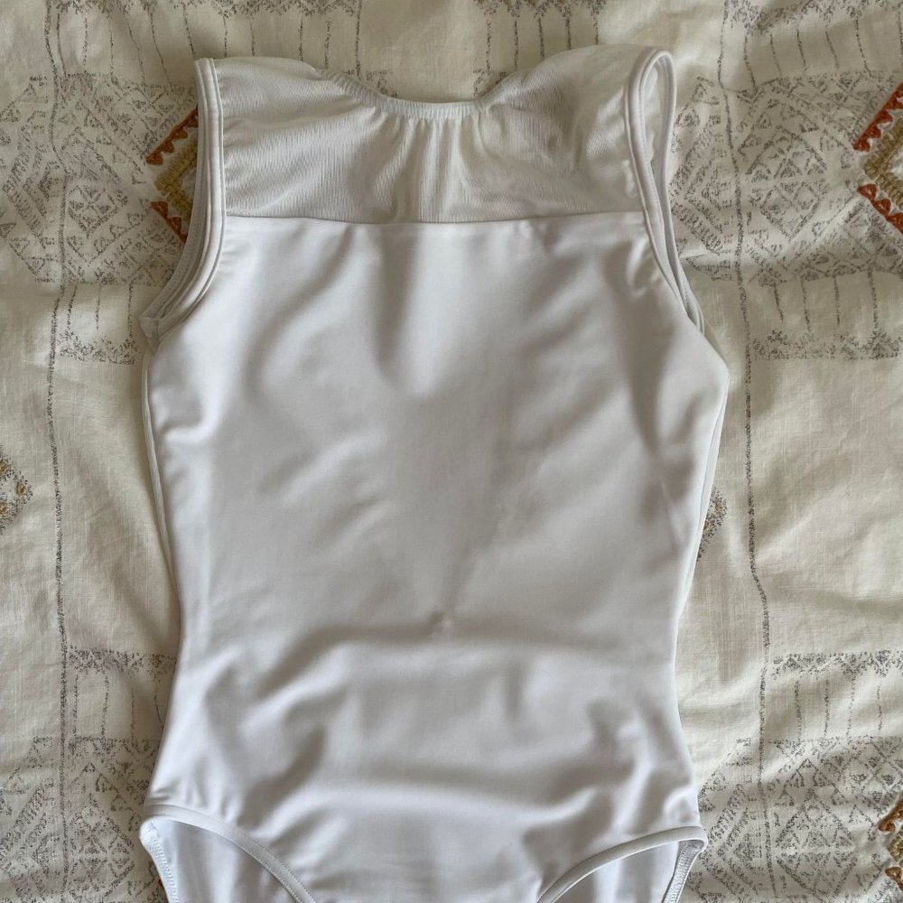Sonata Dancewear White Leotard Size Small